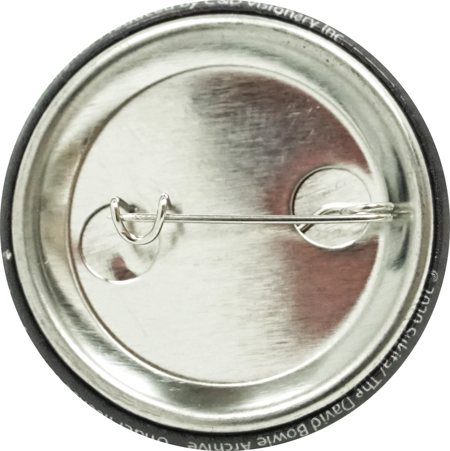 Pin-on Button - 1.25 Inch - Bowie, David - Pink Lightning