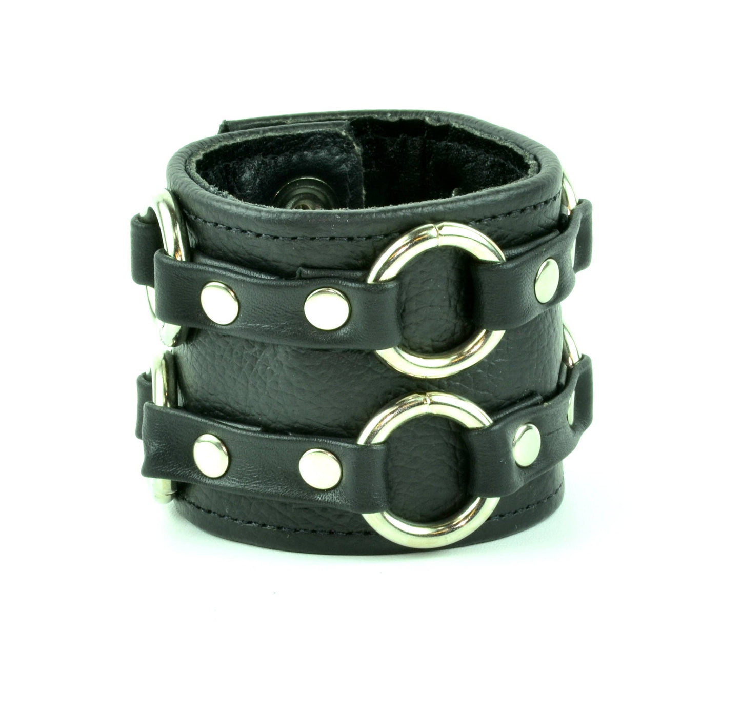 Double Rind Leather Bracelet
