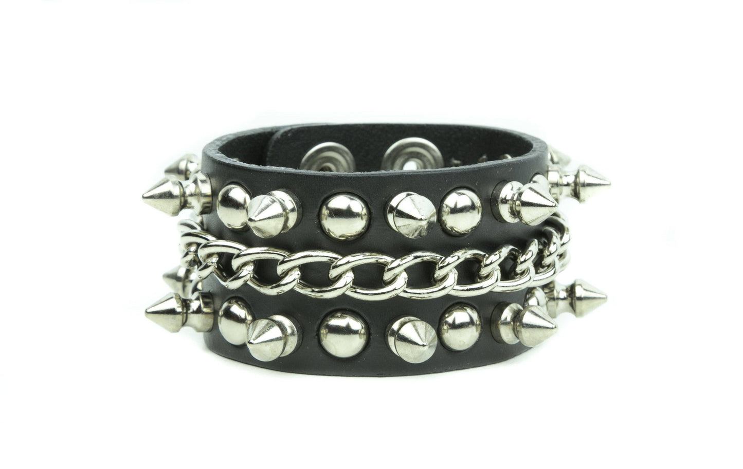Chain Spike Studded Bracelet