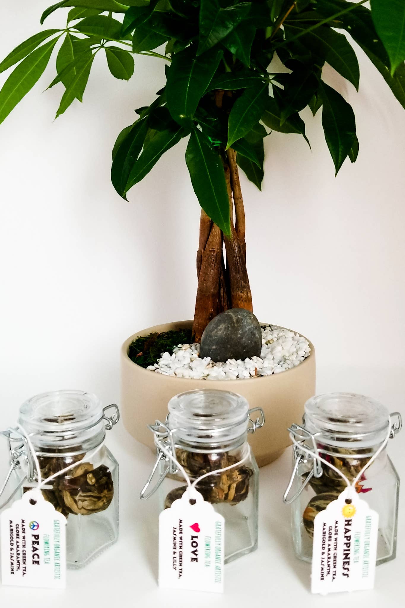 Blooming Flower Tea Balls - Love Birds Green Tea - 3 Balls