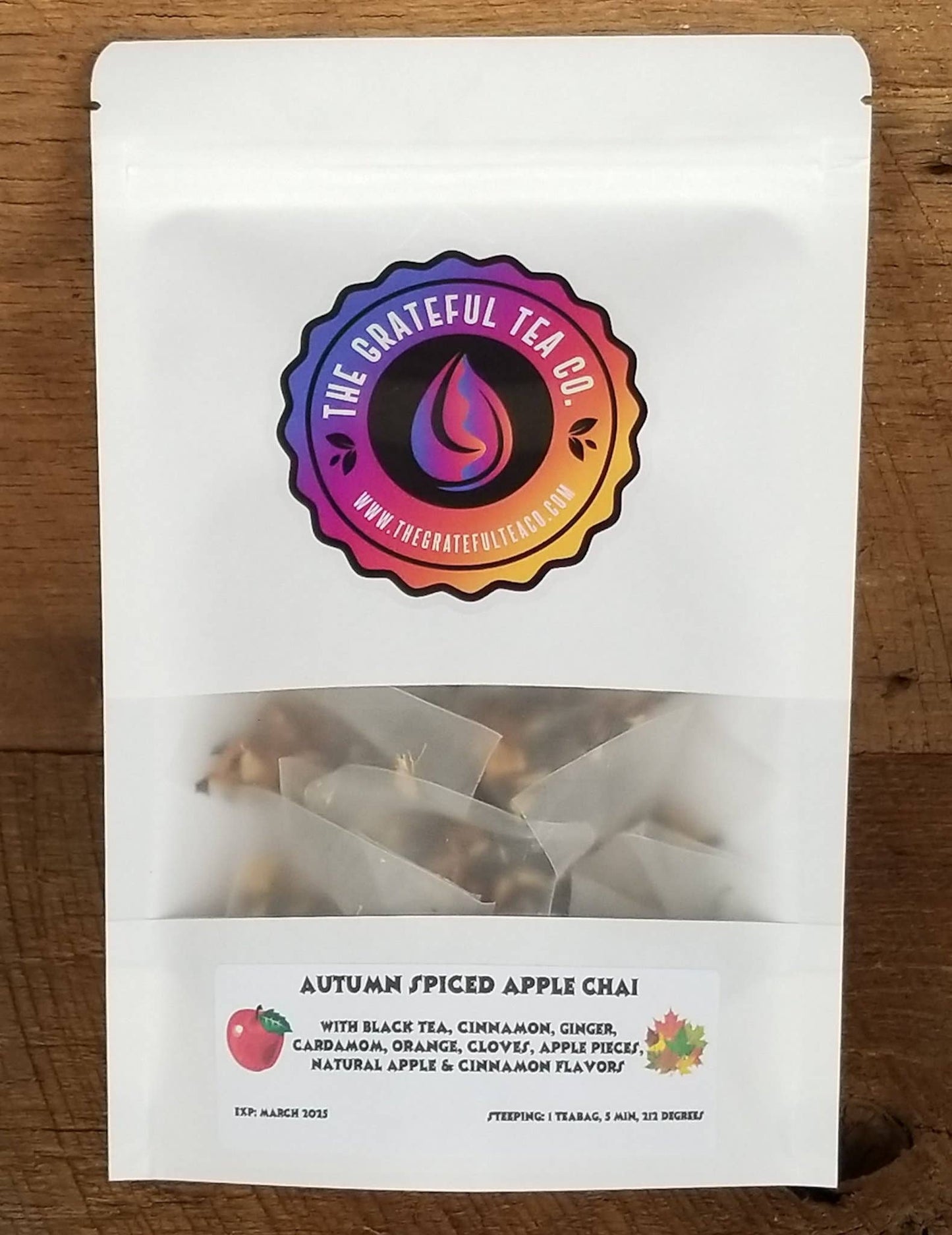 Gourmet Spiced Apple Chai, 15 Sachets