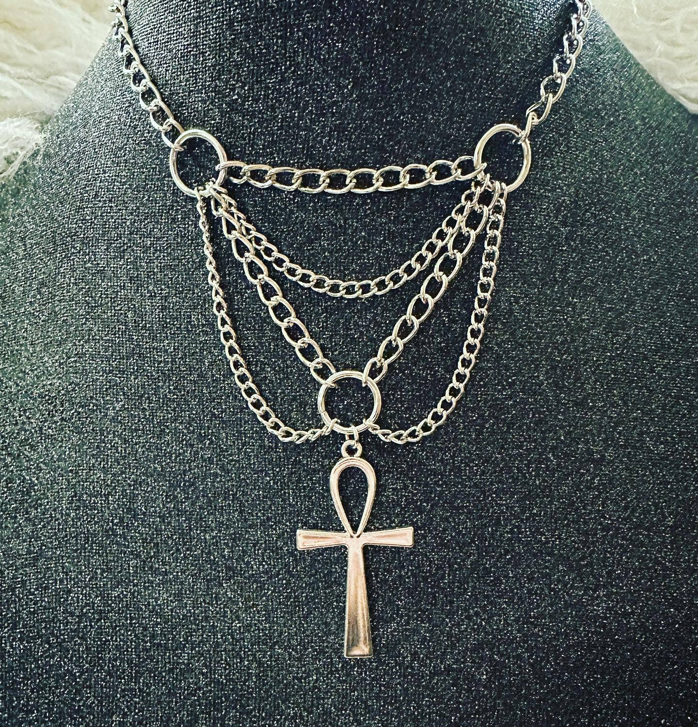 Ankh Mid Length Choker
