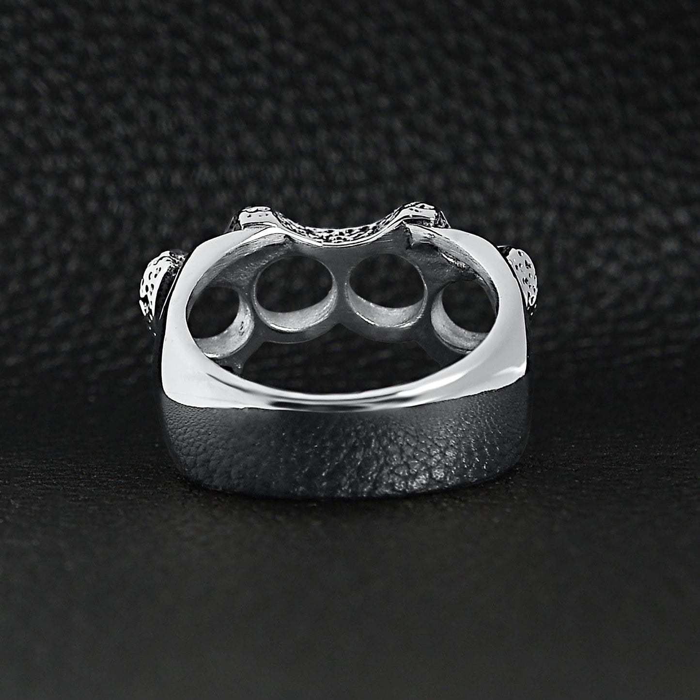 Stainless Steel Polished Knuckle Duster Ring
