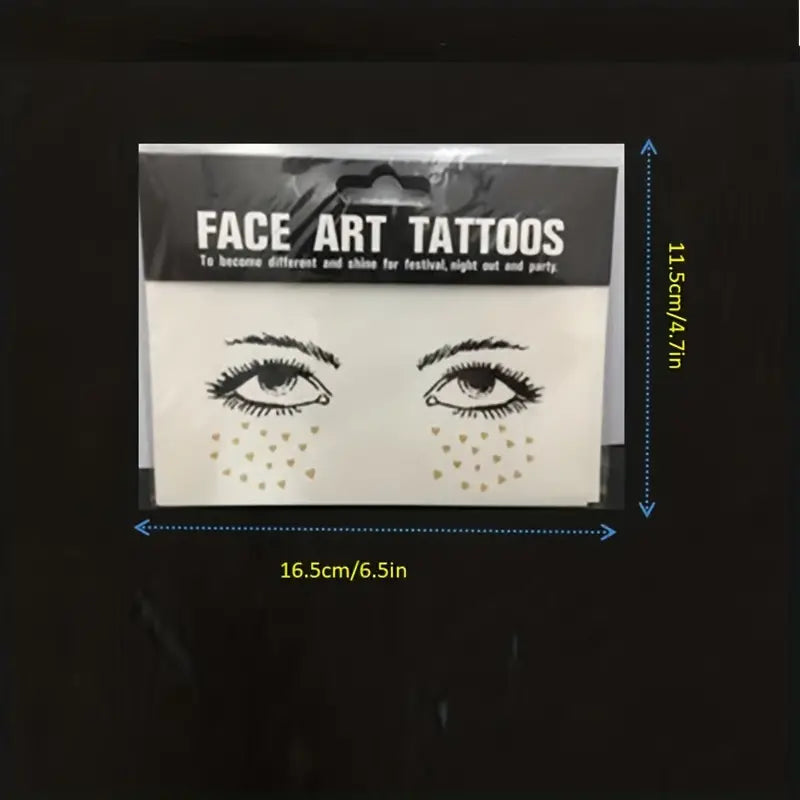 Face Tattooes (Gold)