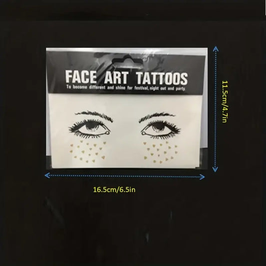 Face Tattooes (Gold)
