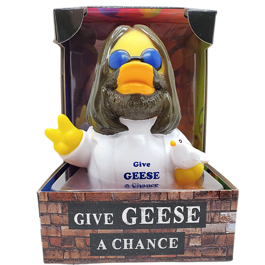 Give Geese a Chance Rubber Duck