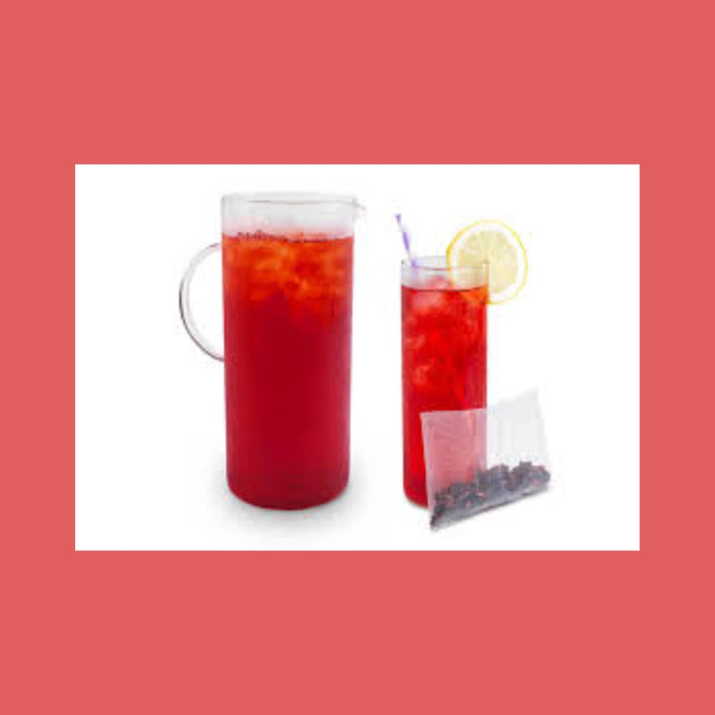 Hibiscus Berry Herbal Iced Tea Bags