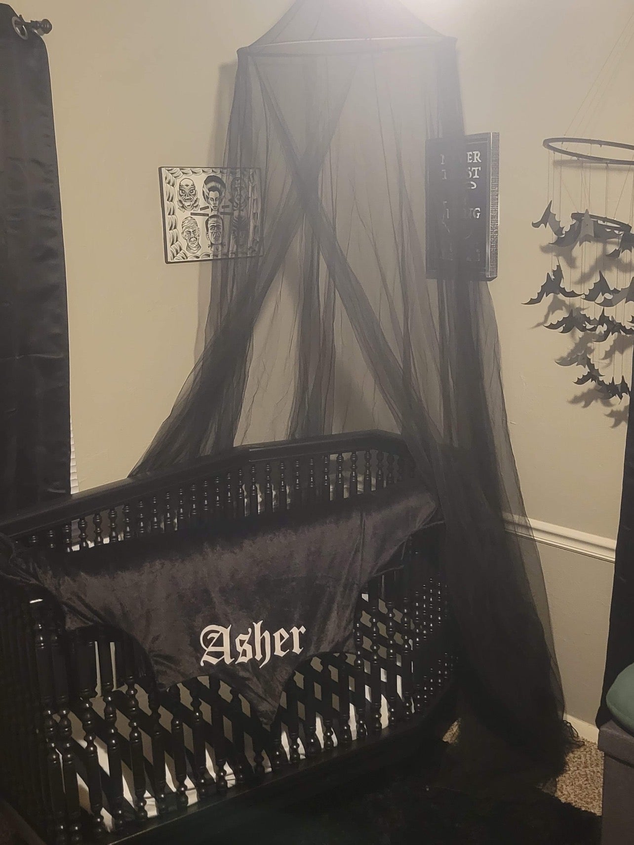 Baby Bat Coffin Crib {In Store Only)