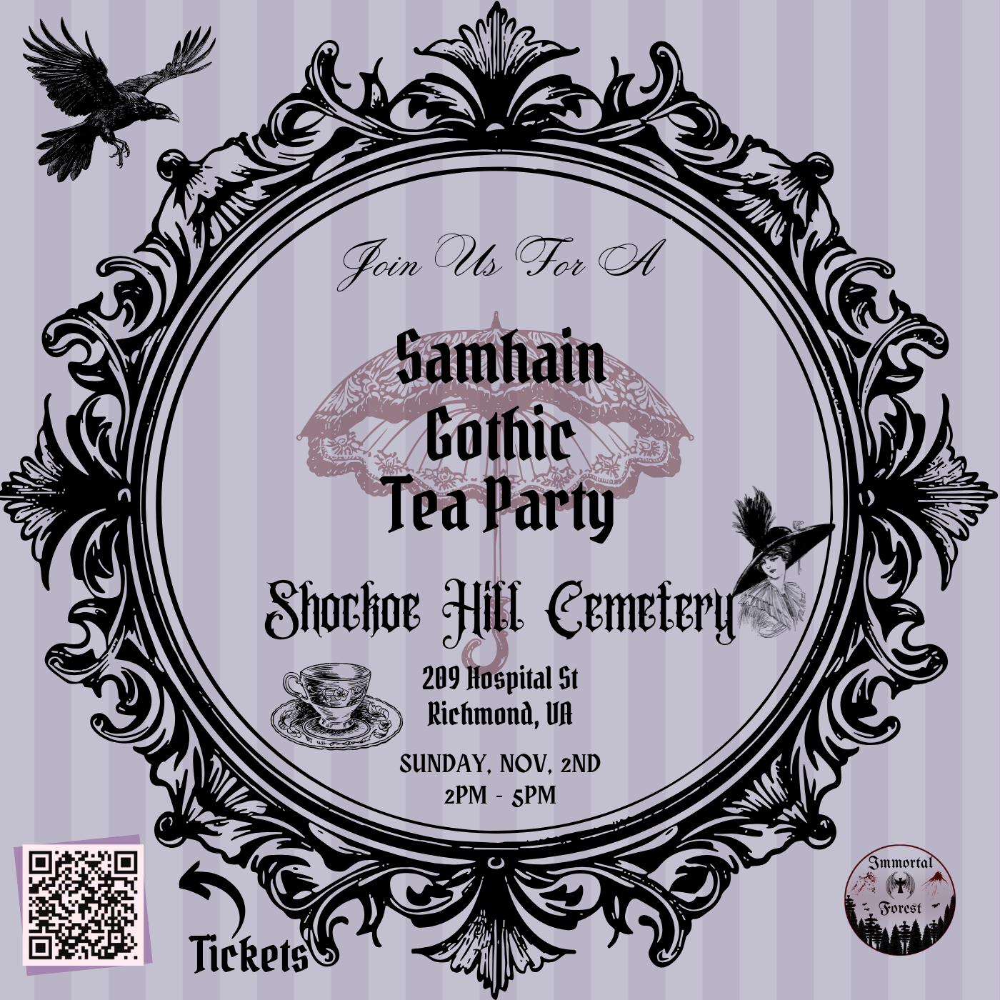 Samhain Gothic Tea Party Ticket