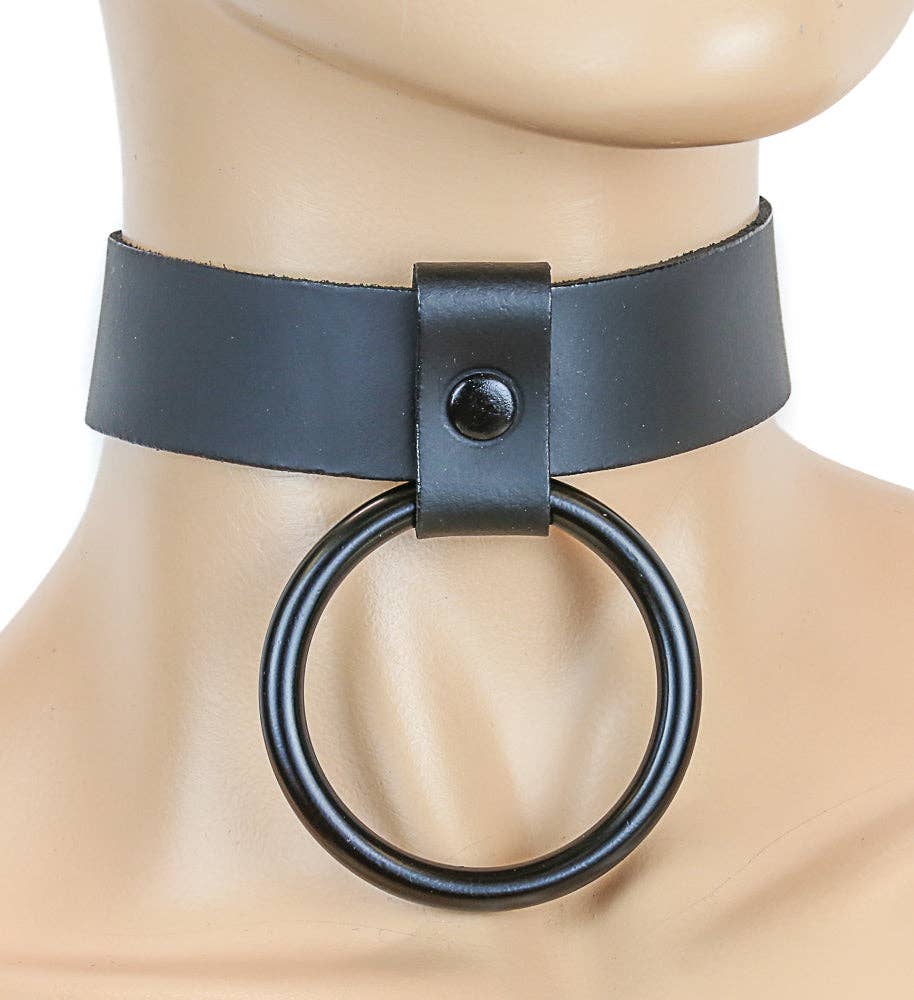 Large Rind Bondage Choker