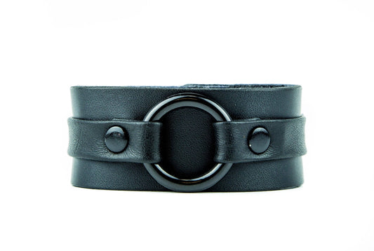 Black Ring Strap Bracelet