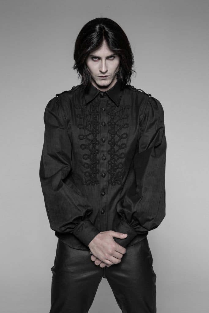 Uniform Retro Long-Sleeved Shirt