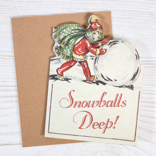 Snowballs Deep - Dirty Christmas Card
