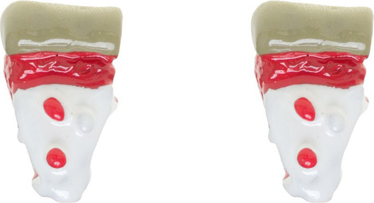 Earrings - Sourpuss - Pizza Studs