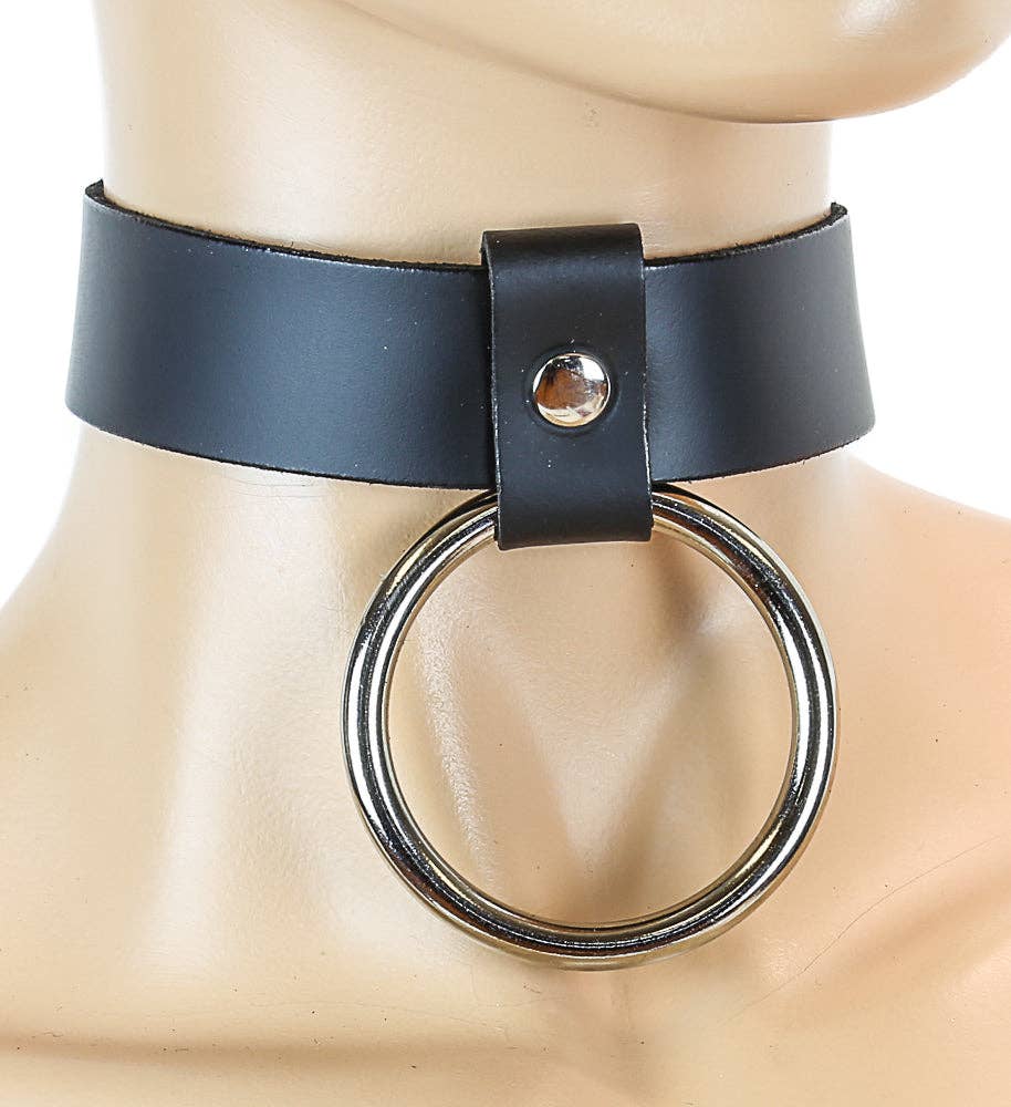 Large Rind Bondage Choker