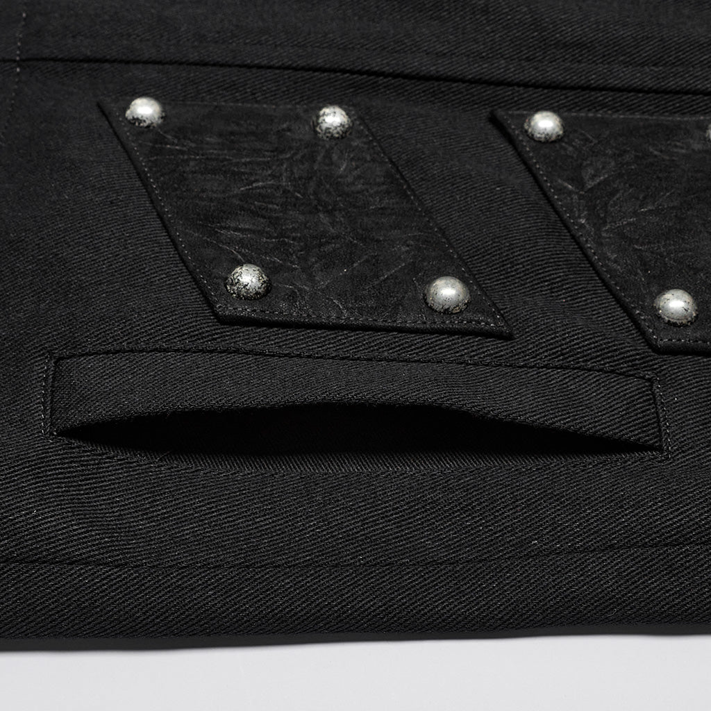 Punk Zipper Waistcoat