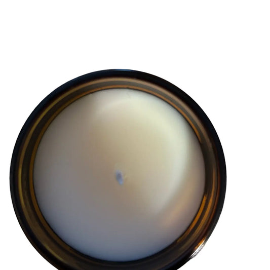 Amber Glass Candle