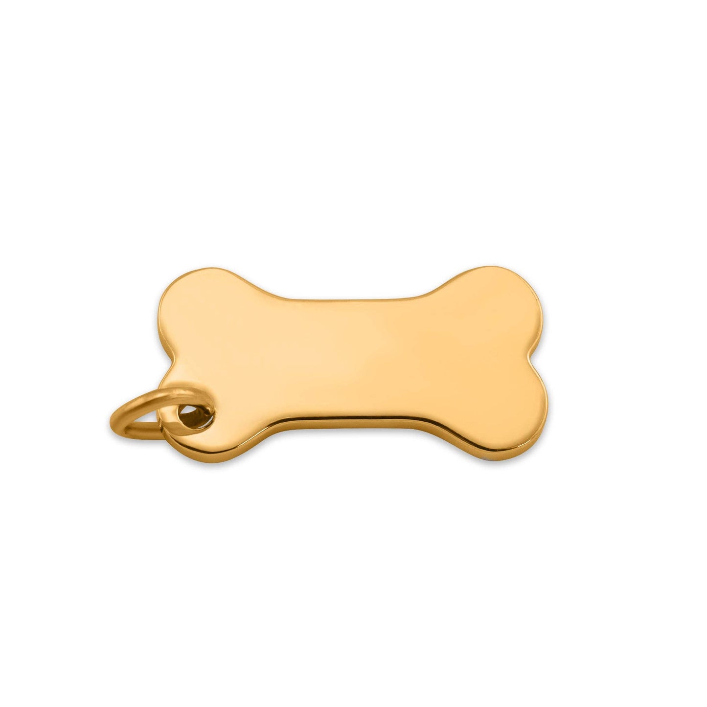 Stainless Steel PVD Coated Dog Bone Pendant