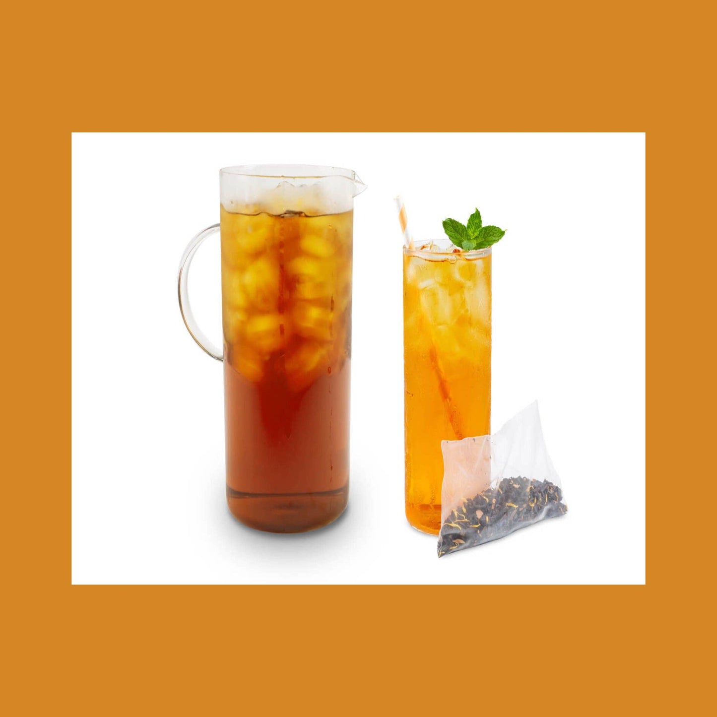 Peach Oolong Cold Brew Iced Tea Bags, (3 Sizes)