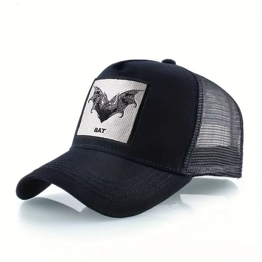 Nightfall Navigator: Bat Trucker Hat