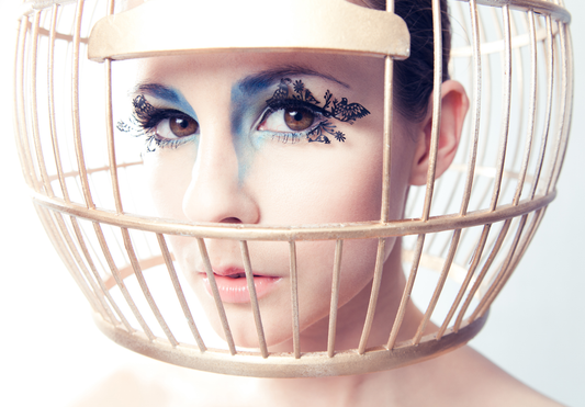 Birds Paper eyelashes