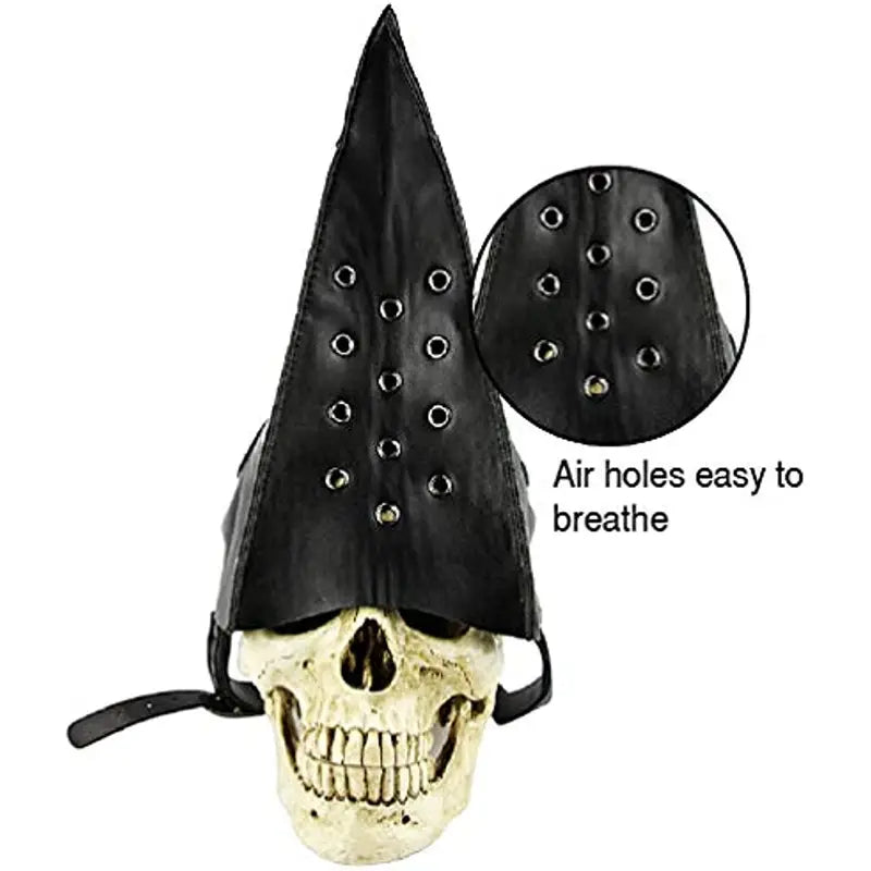 Plague Doctor Bird Mask Faux PU Leather Adjustable