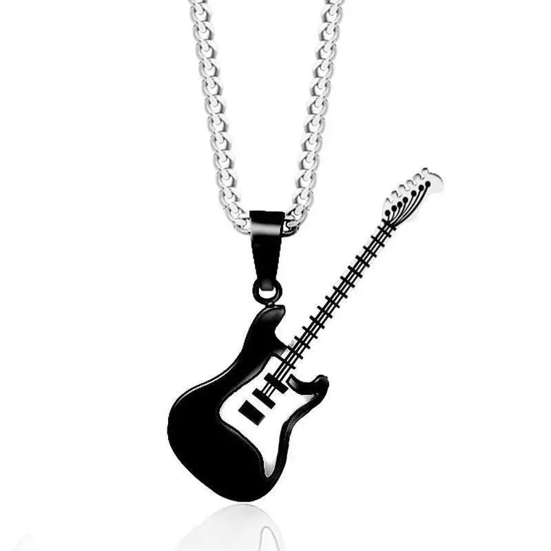 Guitar Necklace Black