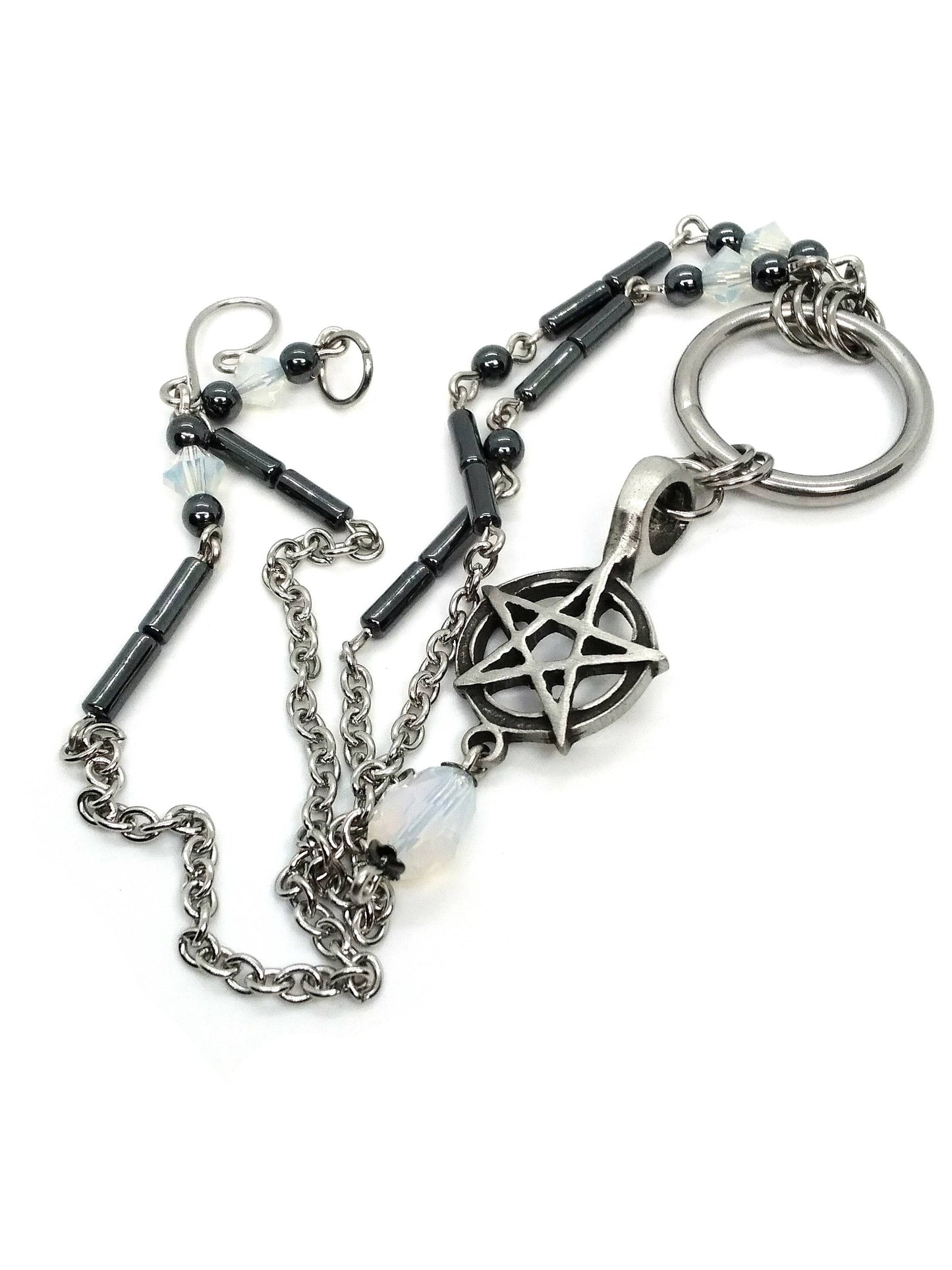 Pentacle Necklace: Black