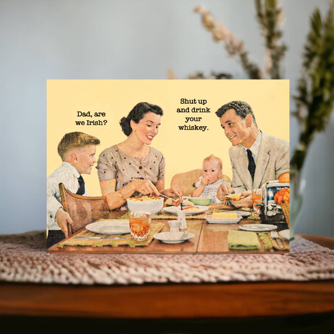 Dad, Are We Irish? Funny St. Patrick's Day Card