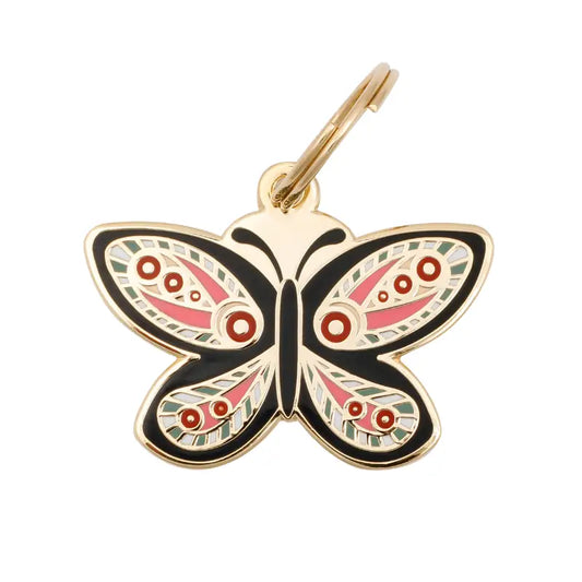 Butterfly Pet Id Tag