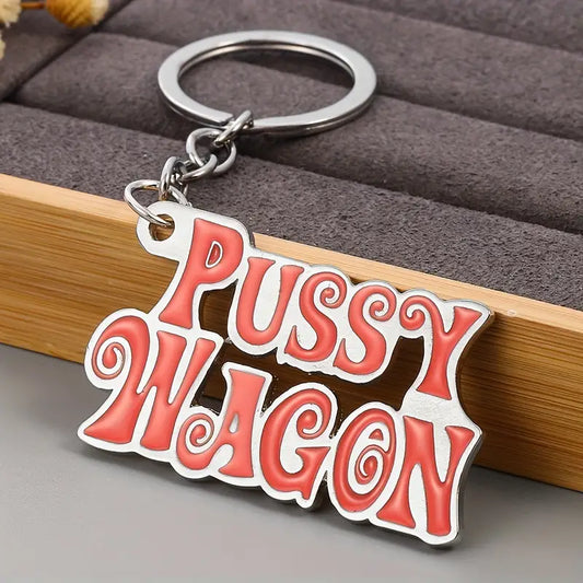 Pussy Cat Wagon Keychaing
