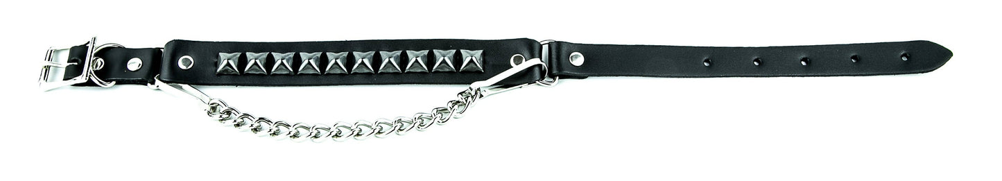 One Row Pyramid Studded Boothstrap
