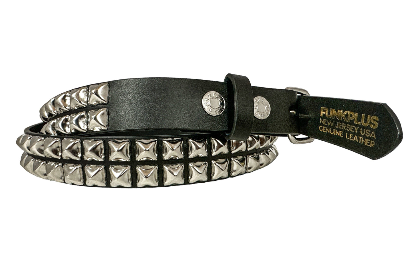 2 Row 1/2' Pyramid Studs, 1/1/4" wide