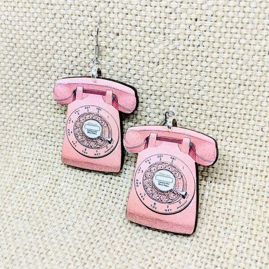 Telephone Earrings Phone Earrings