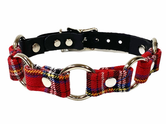 Plaid Ring Link Choker