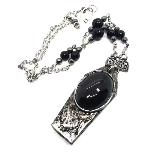 Onyx Coffin Necklace