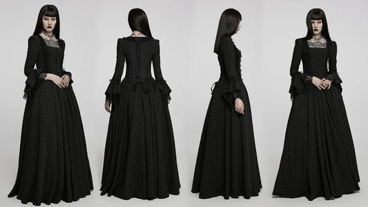 Gothic Thorn Rose Gown
