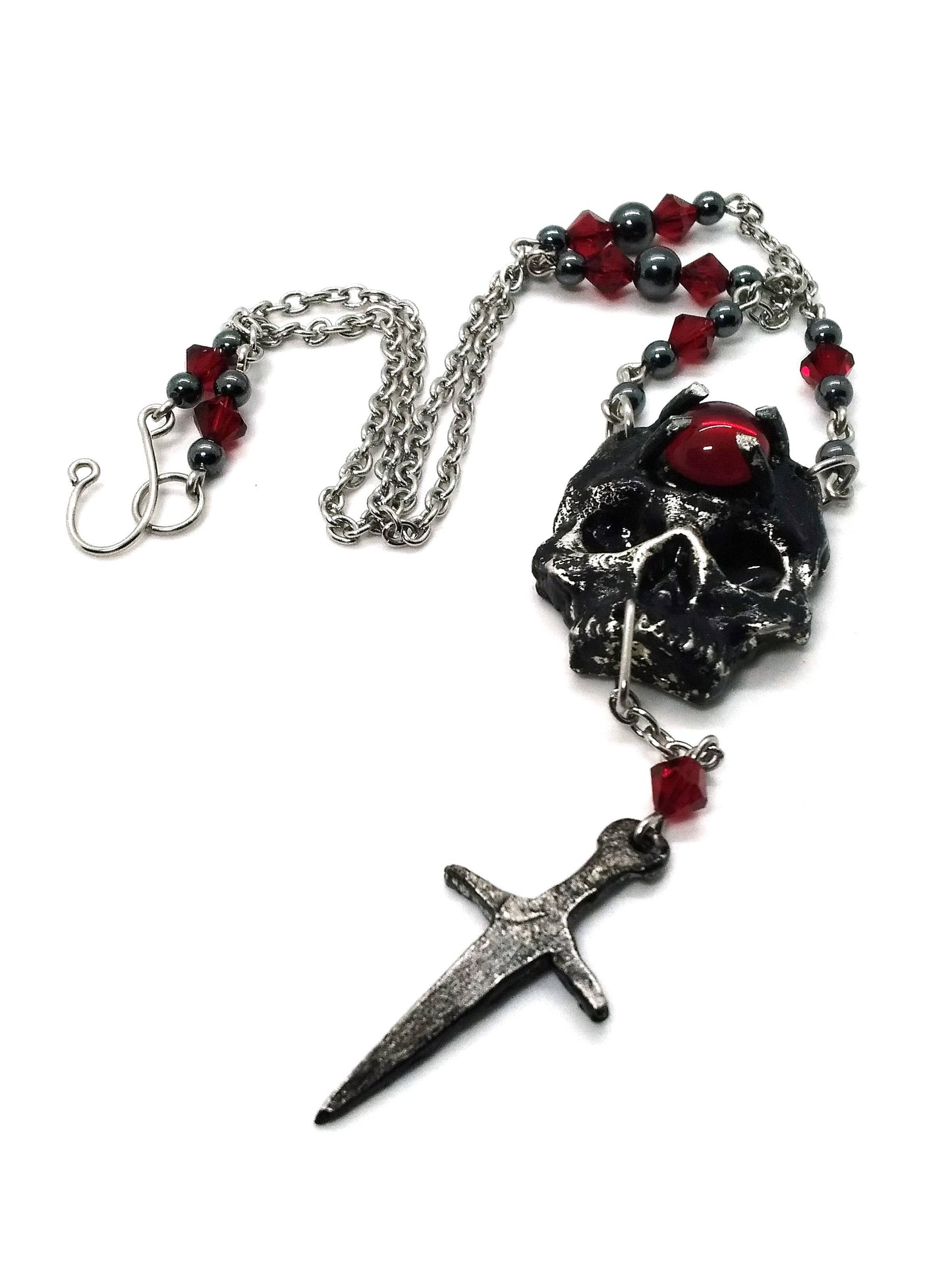 Skull and Dagger Necklace