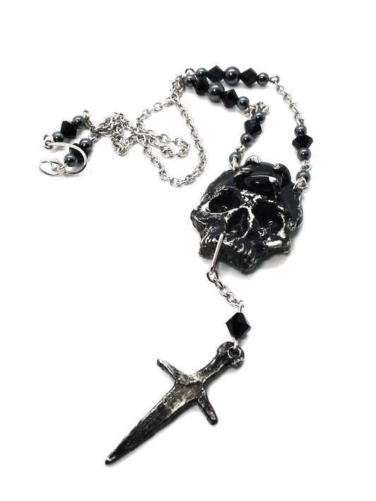 Skull and Dagger Necklace