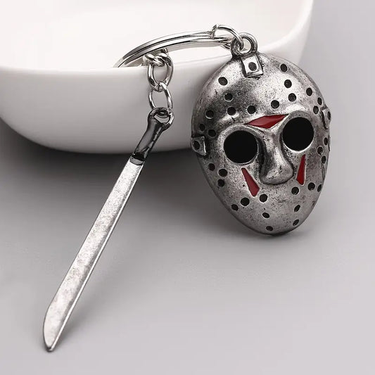 Hockey Mask Dagger Keyring