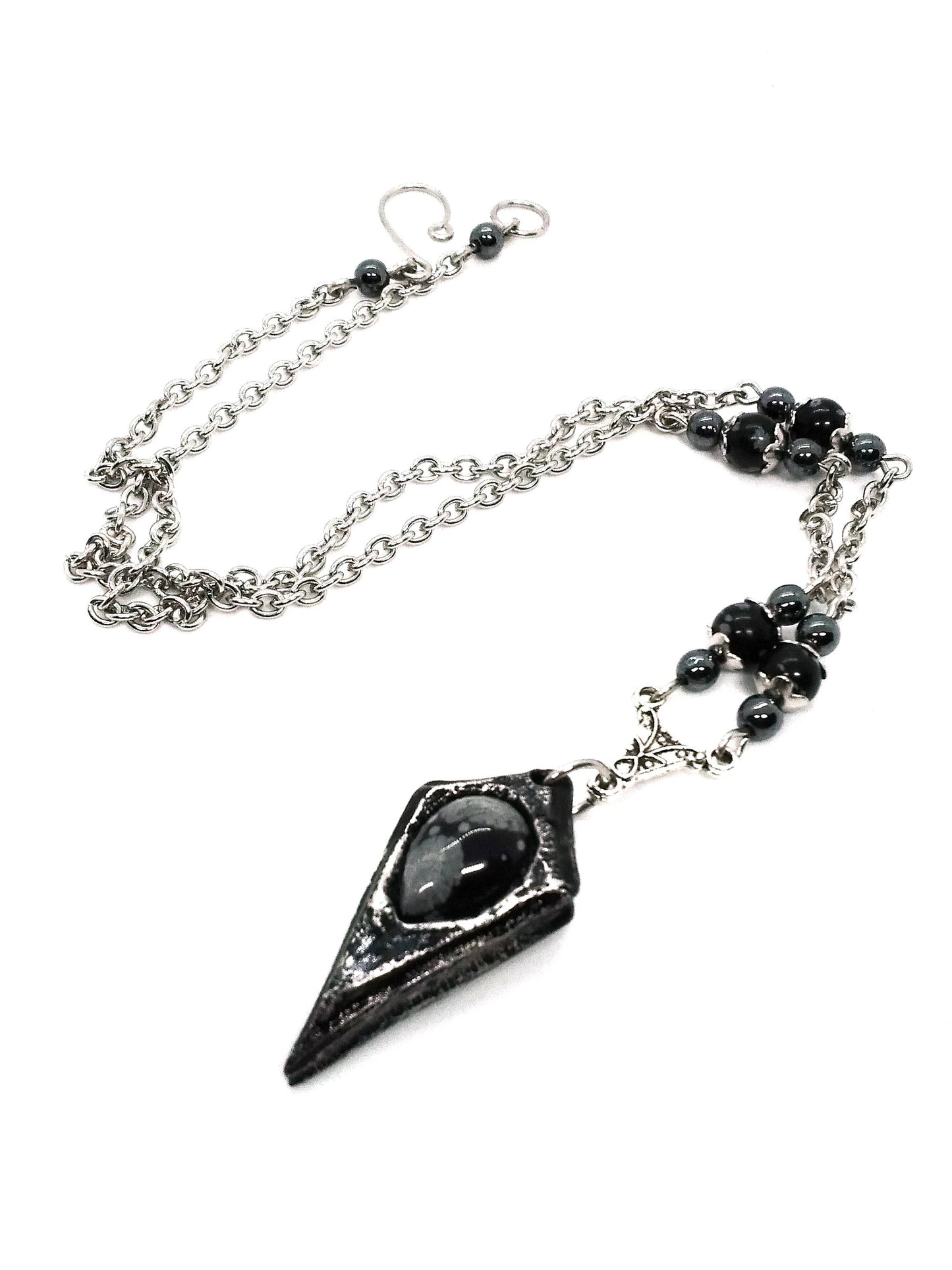 Pendulum Necklace with Stone Options