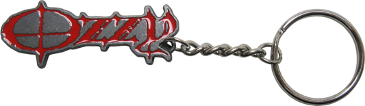 Keychain - Osbourne, Ozzy - Red Logo On Silver