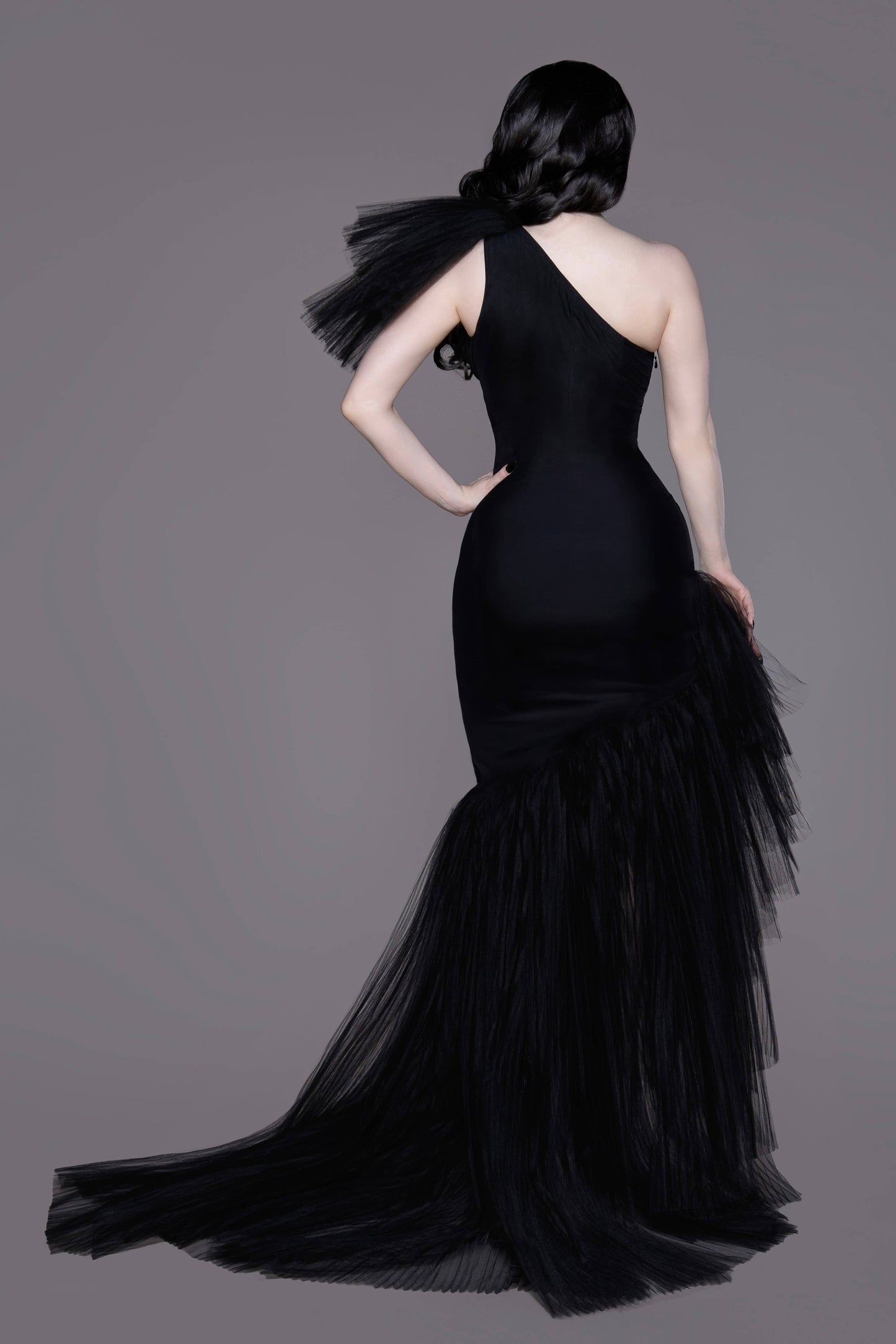 Pegasus Asymmetrical Gown