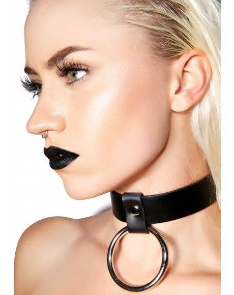 Large Rind Bondage Choker