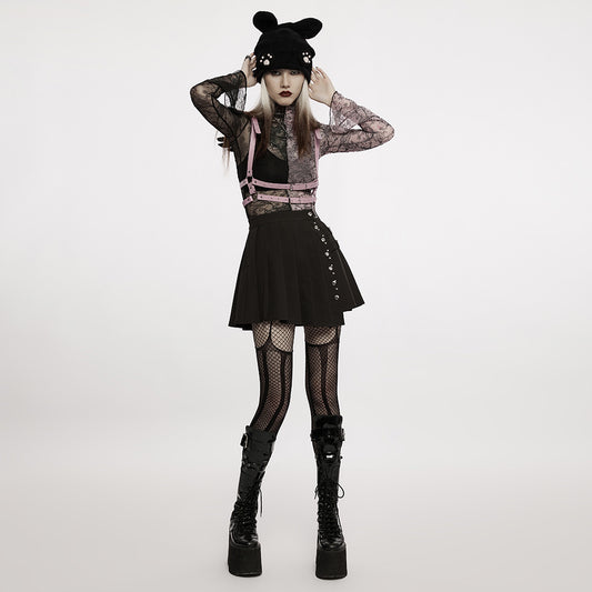 Punk Pleated Skirt