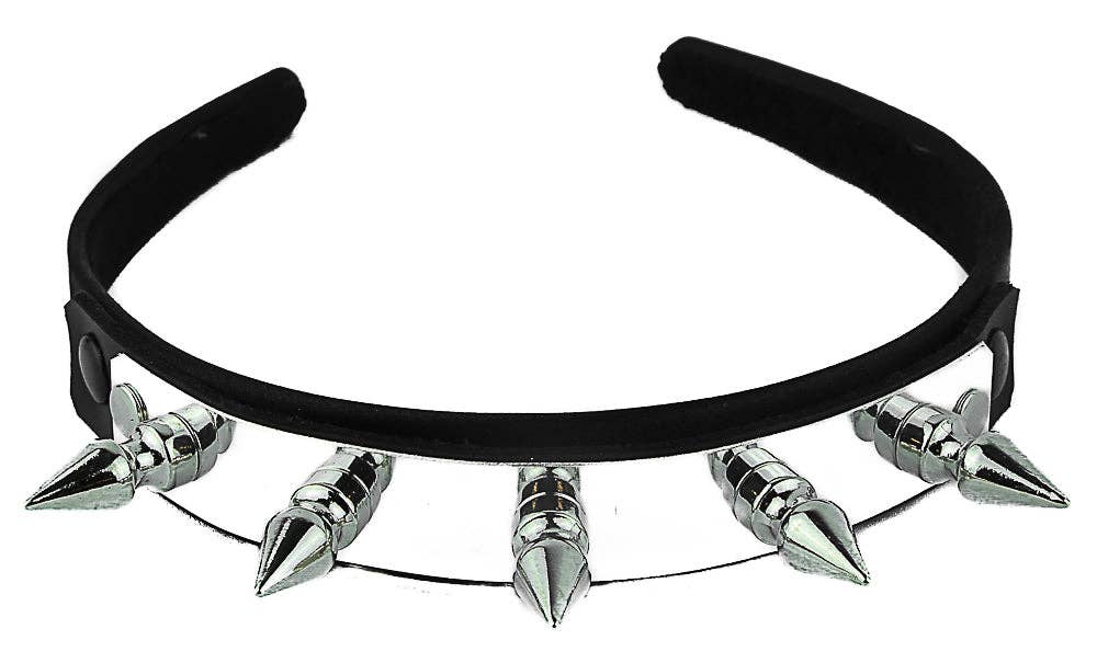 Metal Plate Spike Headband