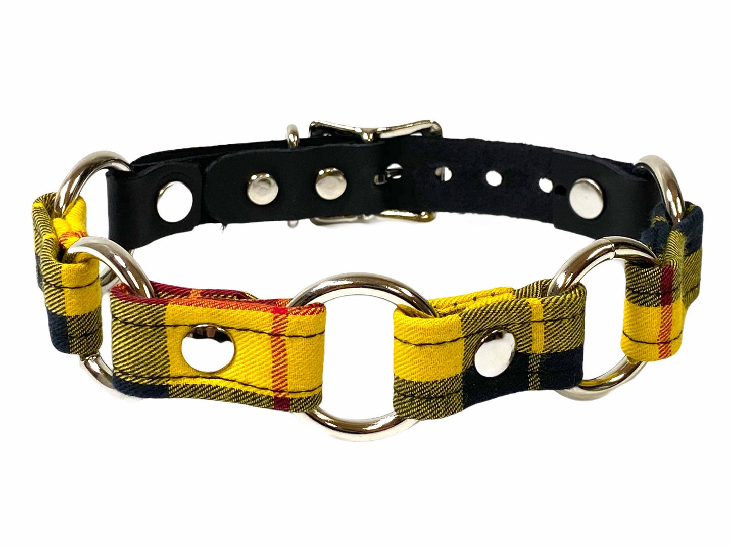 Plaid Ring Link Choker