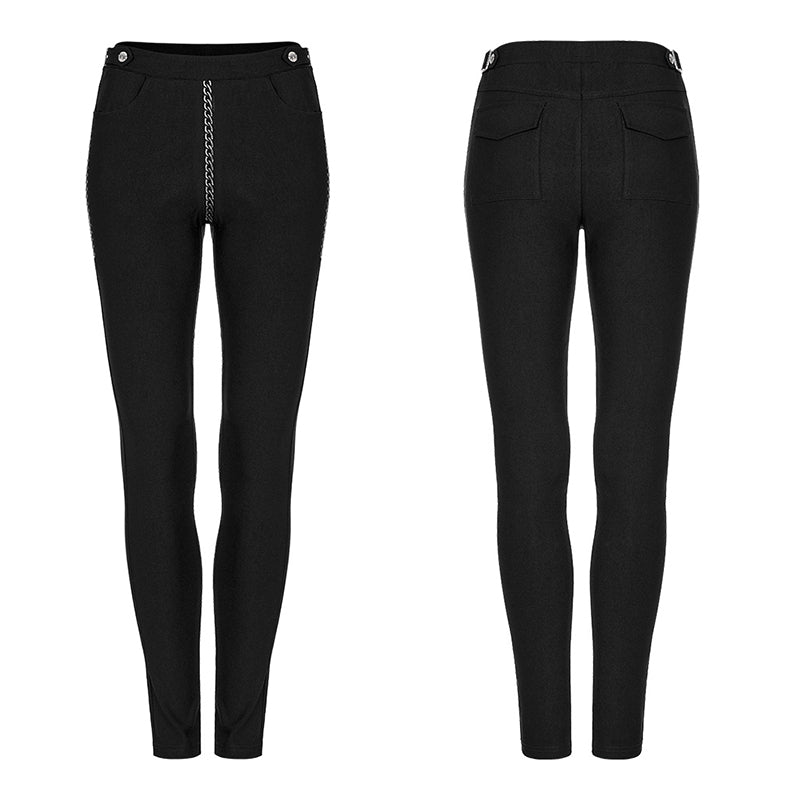 Midnight Sculpt: Black Slim Tight Pants