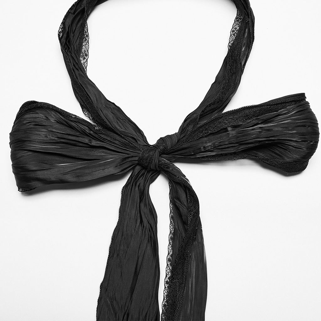 Gothic Courtly Style Bowknot Tie Men Blouse