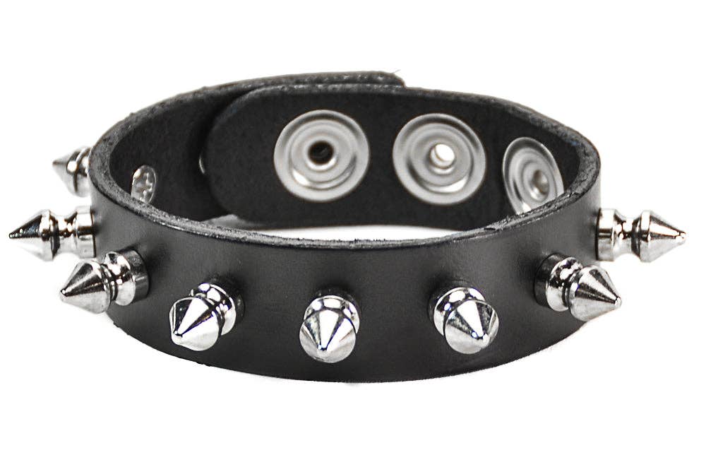 Spike Leather Bracelet